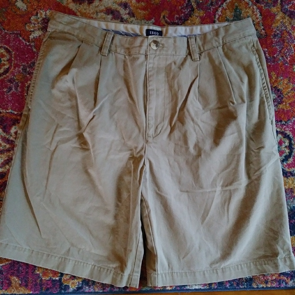 Mens IZOD Khaki Shorts